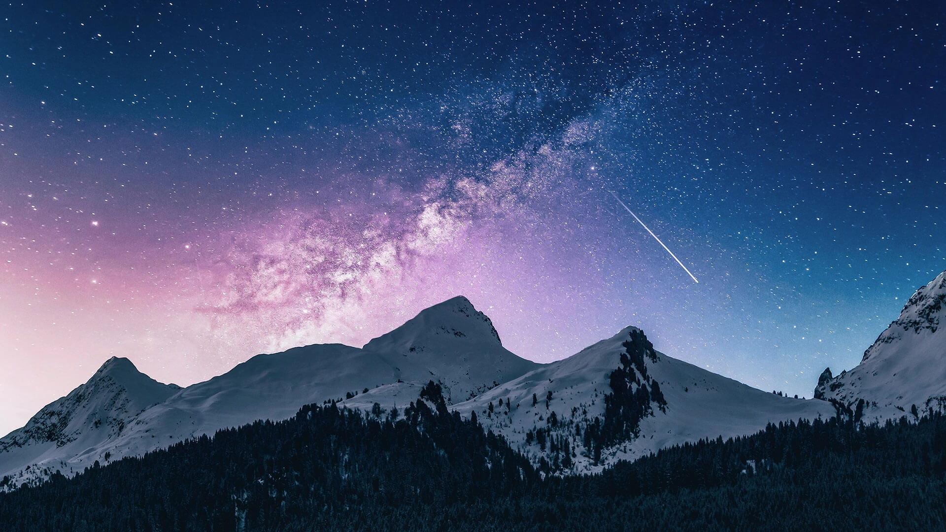 Sky with thousands stars 02