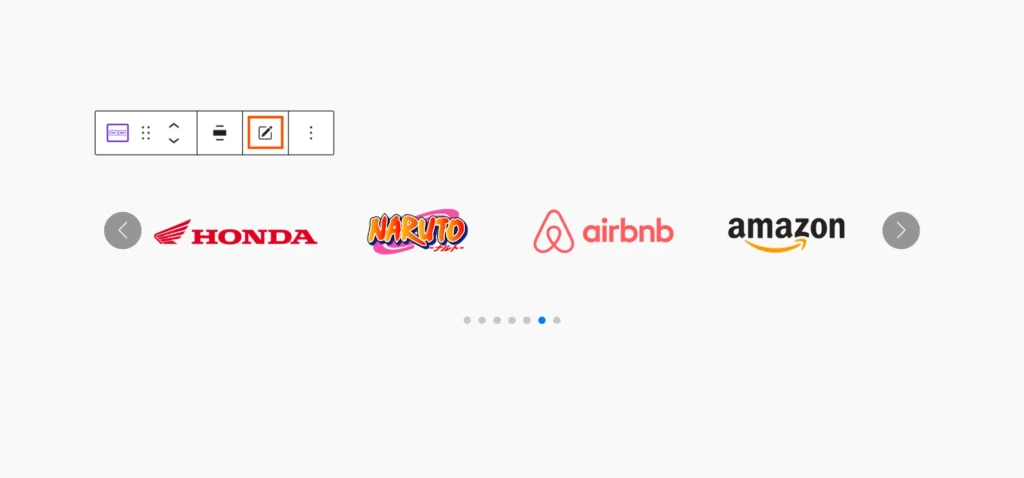 gutslider add or remoe logos
