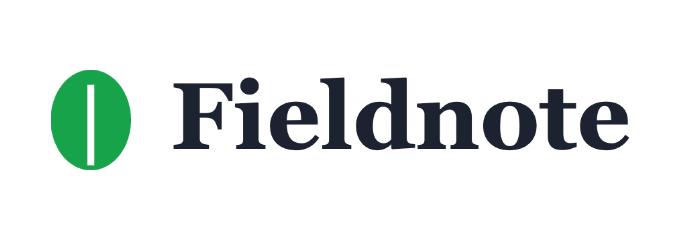 Fieldnote logo (fictional brand)